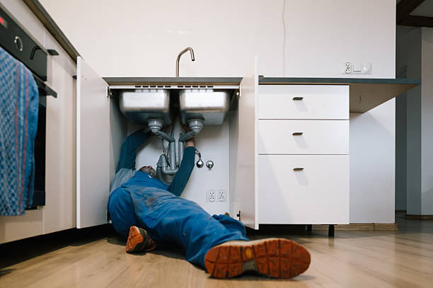 Professional Drain Cleaning technician working in Harrison, OH
